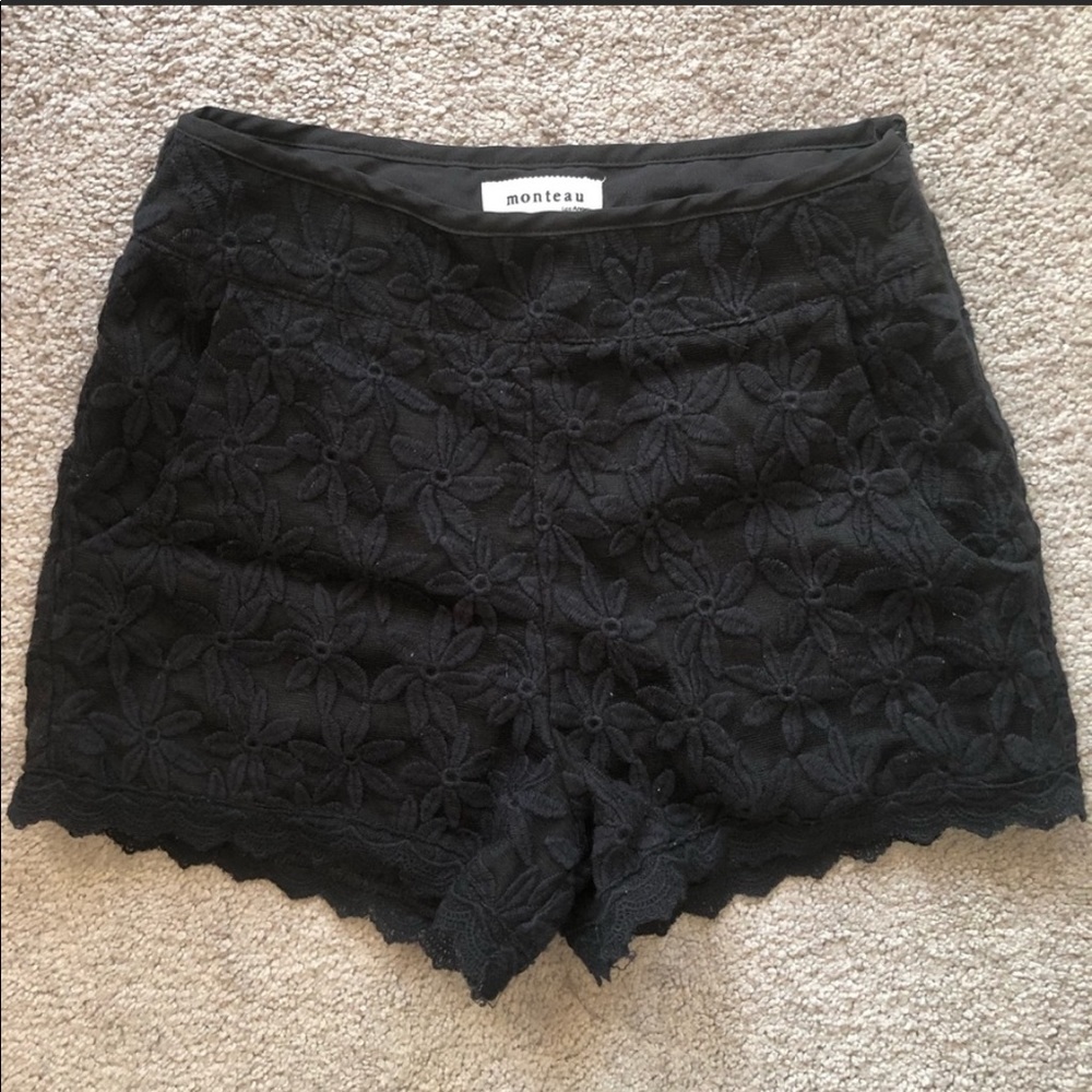 Floral High Waist Shorts